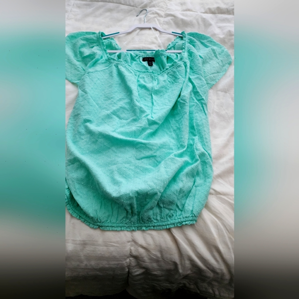 Lane Bryant off the shoulder blouse